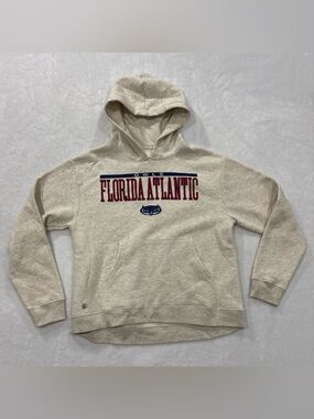 NCAA Florida Atlantic Owls Grey & Cream Hoodie Men’s Size M